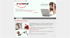 Desktop Screenshot of k-system.pl